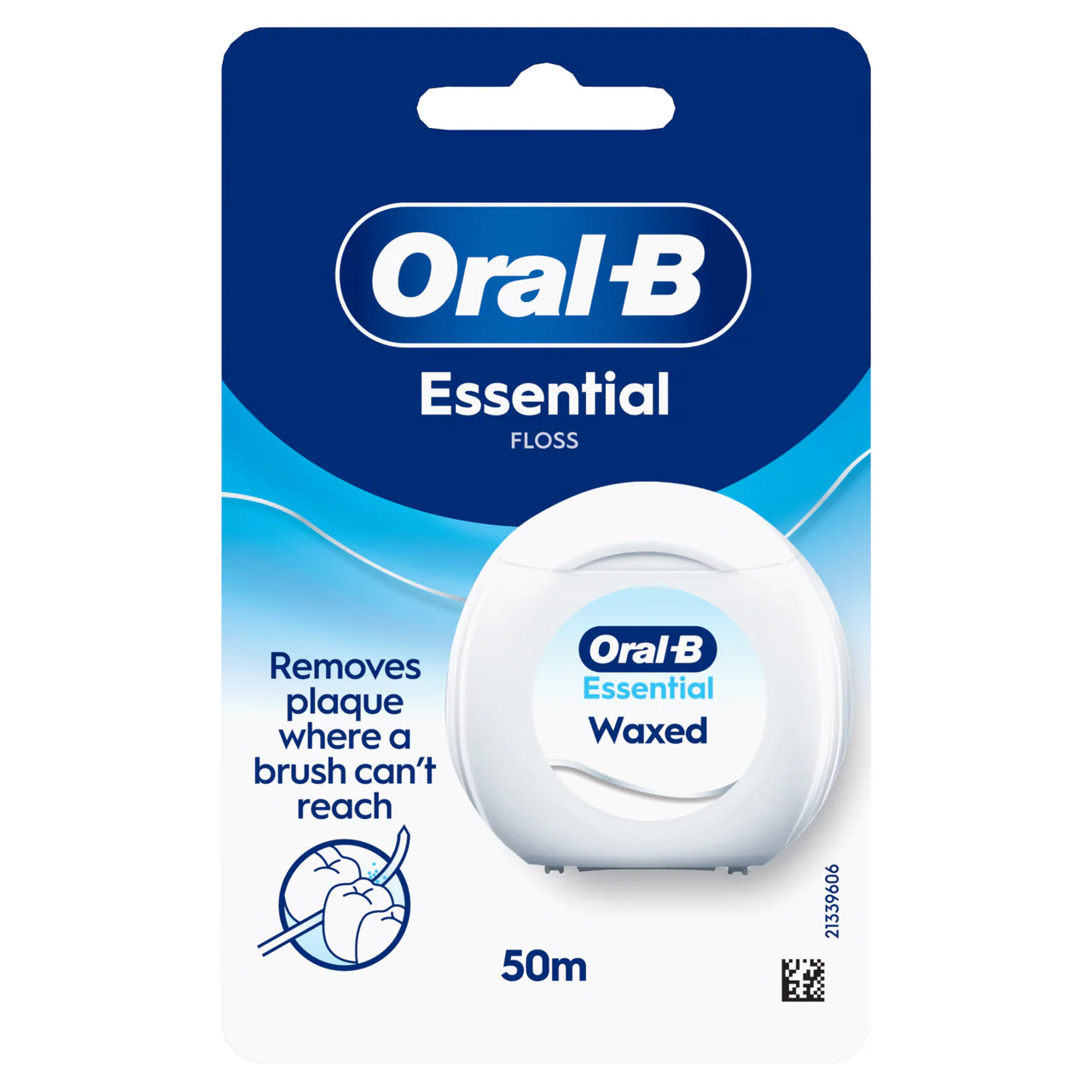 Oral-B Essential Waxed Dental Floss Unflavoured 50m