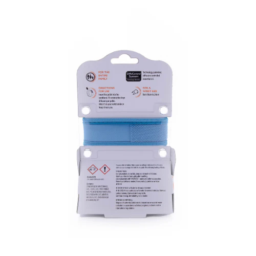 Parakito Adult Anti-Mosquito Blue Wristband - Image 2