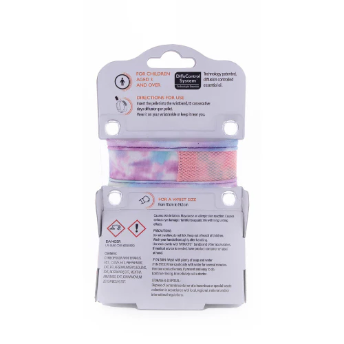 Parakito Junior Anti-Mosquito Tie Dye Wristband - Image 2