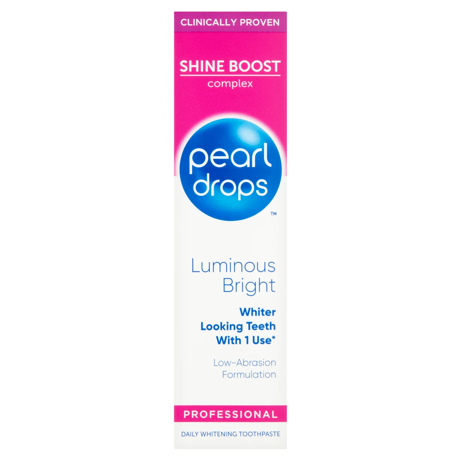 Pearl Drops Luminous Bright Daily Whitening Toothpaste 75ml