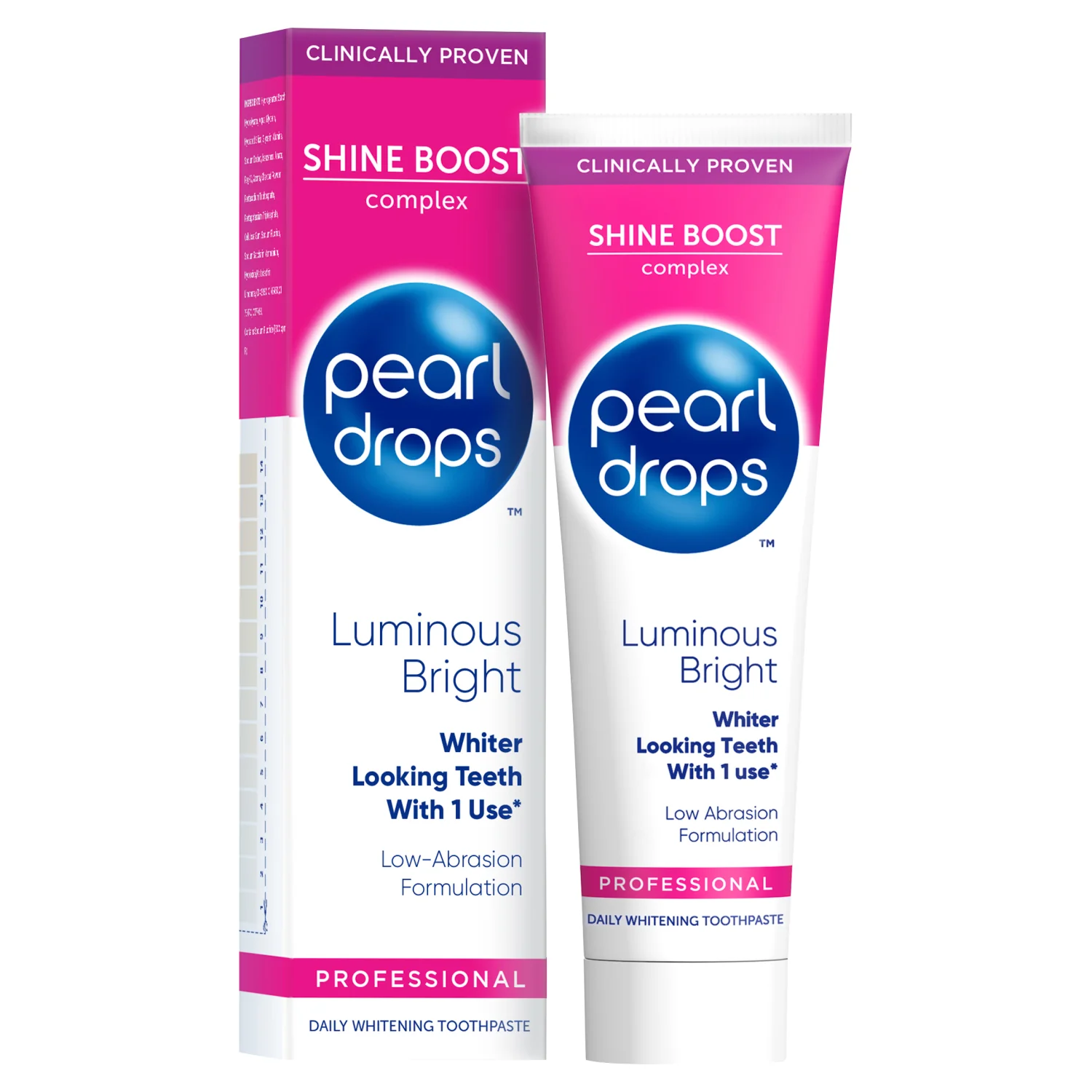 Pearl Drops Luminous Bright Daily Whitening Toothpaste 75ml - Image 2