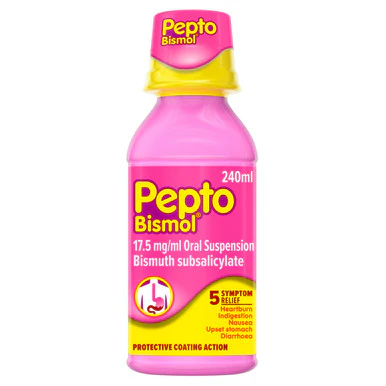 Pepto Bismol Stomach Remedy Liquid Original Flavor 240ML