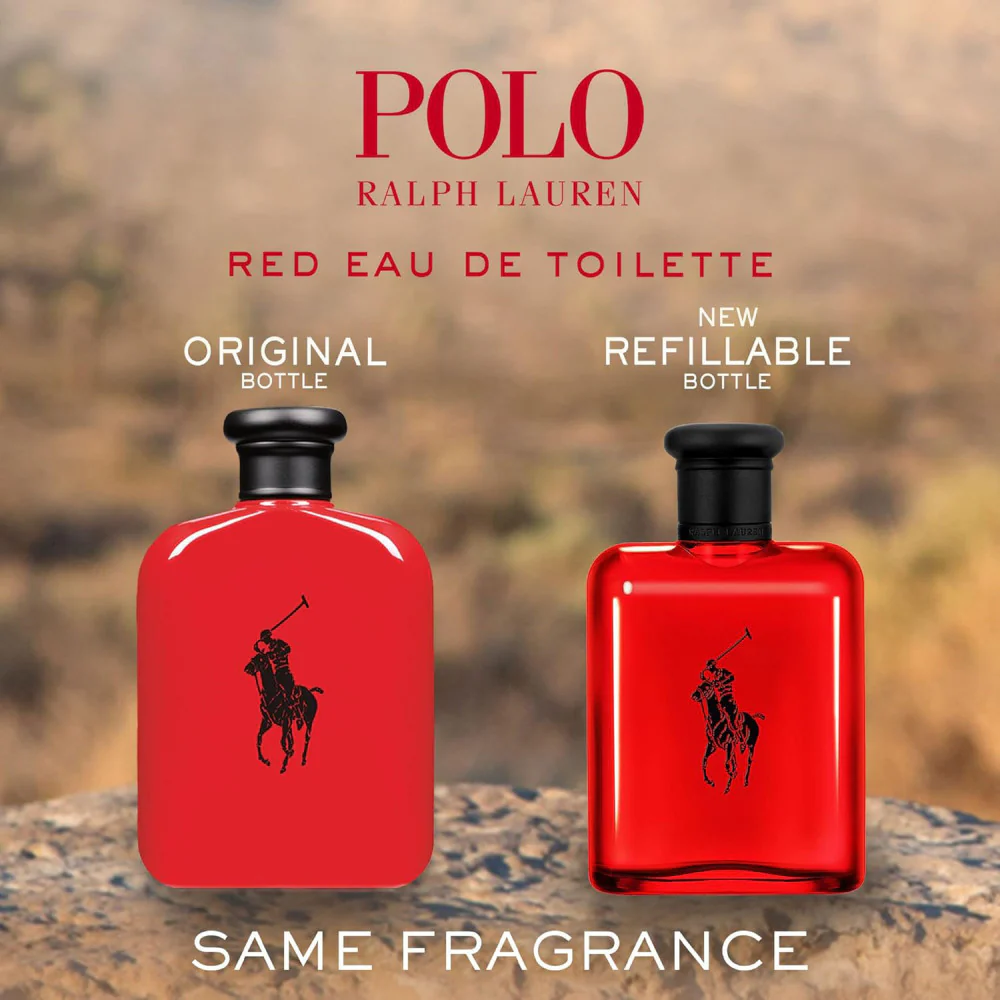 Ralph Lauren Polo Red Eau De Toilette 75ml - Image 4