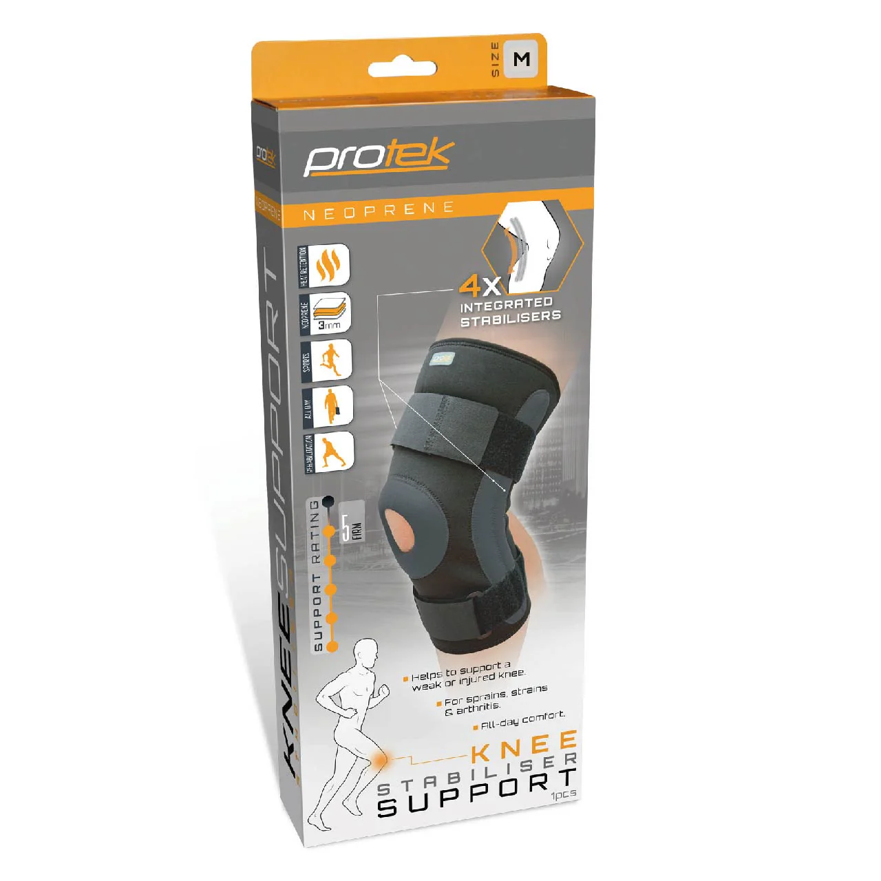 Protek Neoprene Knee Stabiliser - Medium