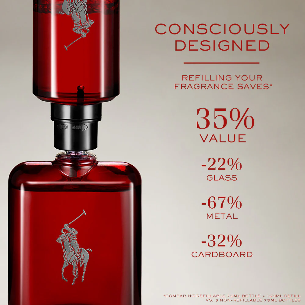 Ralph Lauren Polo Red Parfum 150ml Refill - Image 6