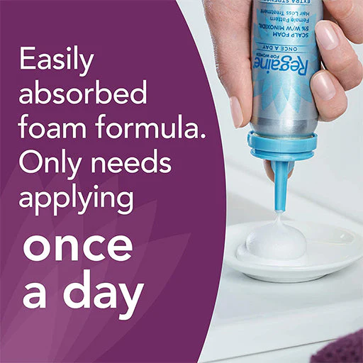 Regaine For Women Once A Day Extra Strength Scalp Foam - 2 Month Supply 1x73ml Bottle - Image 9