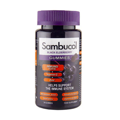 Sambucol Immuno Forte Black Elderberry Gummies 30 Pack