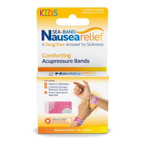 Sea-Band Nausea Relief Child Pink Acupressure Bands