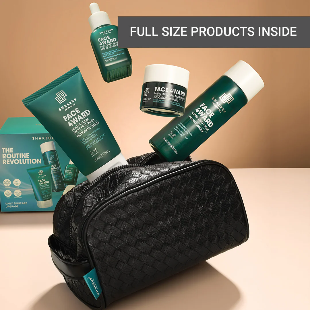 Shakeup Gift Set The Routine Revolution (Face4Ward + Wash Bag) - Image 2