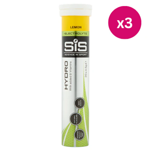 SiS GO Hydro Hydration Tablets Lemon (20x4.2g) x3