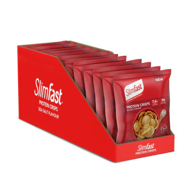 Slimfast Protein Crisps Sea Salt 12 x 23g
