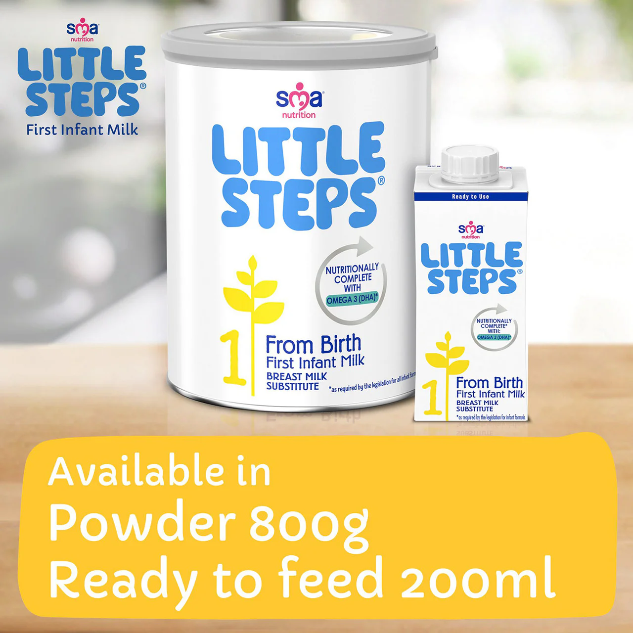 SMA Little Steps First Infant Baby Milk Liquid From Birth - Image 3