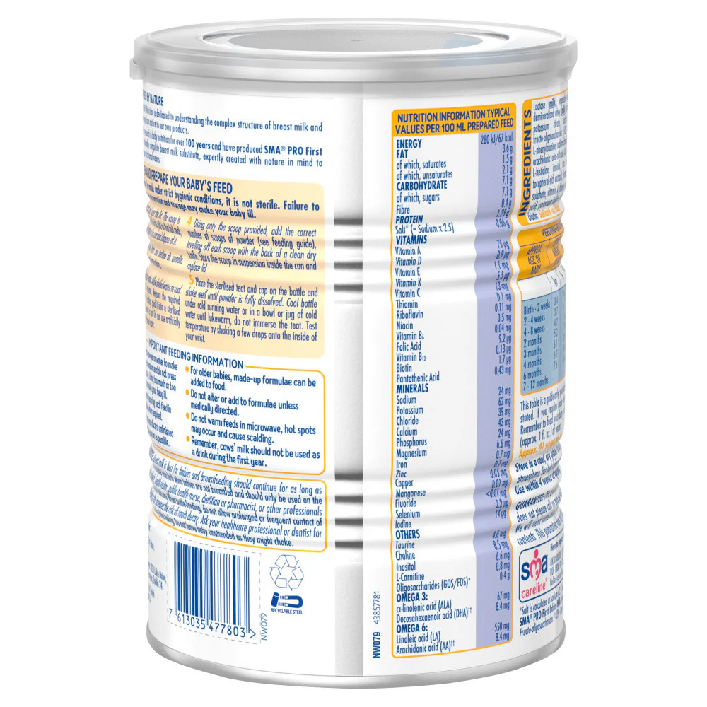 SMA PRO First Infant Milk From Birth 400g - Image 2