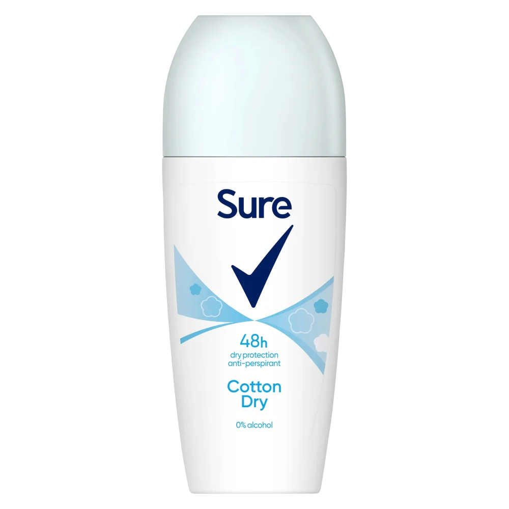 Sure Women Anti-Perspirant Roll-On Cotton Dry 50ml