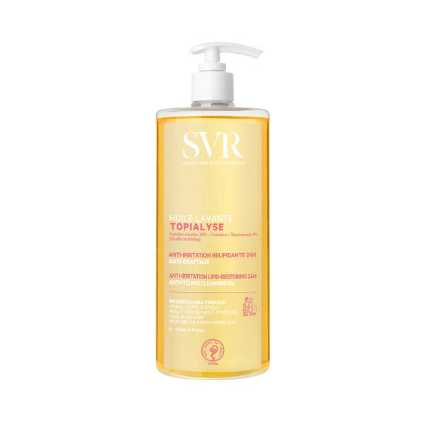 SVR TOPIALYSE Moisturising Face & Body Shower Oil, 1 L