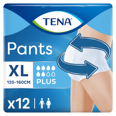 TENA Incontinence Pants Plus XL Size 12 Pack