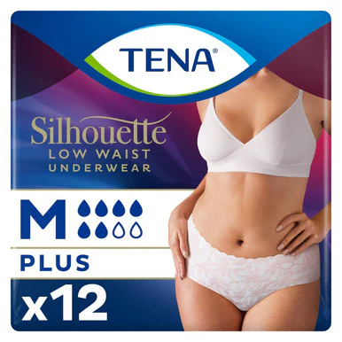 TENA Silhouette Normal White Medium