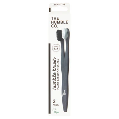 The Humble Co. Plant Based Duo Pack Adult Soft Toothbrush