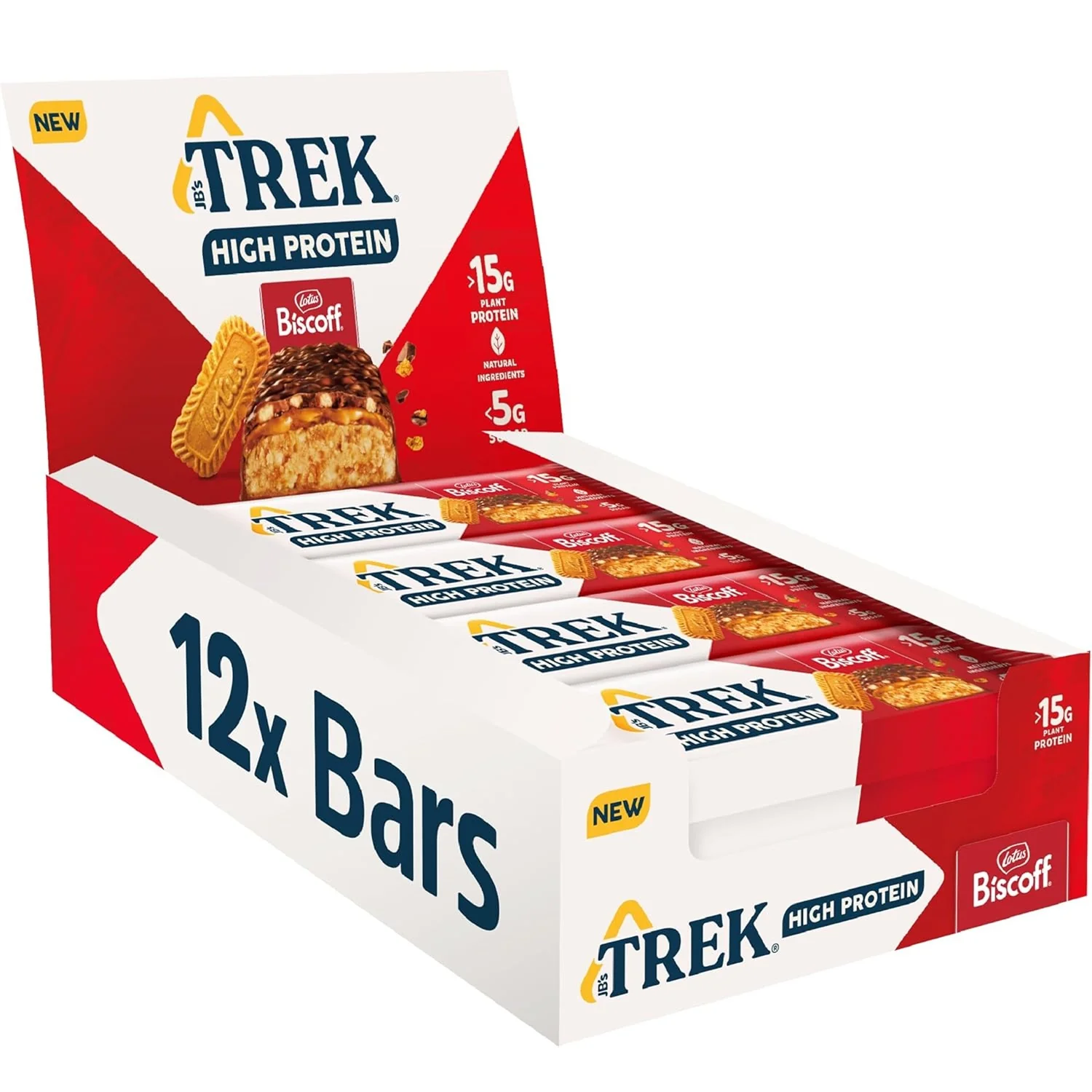 Trek High Protein Biscoff 12x55g