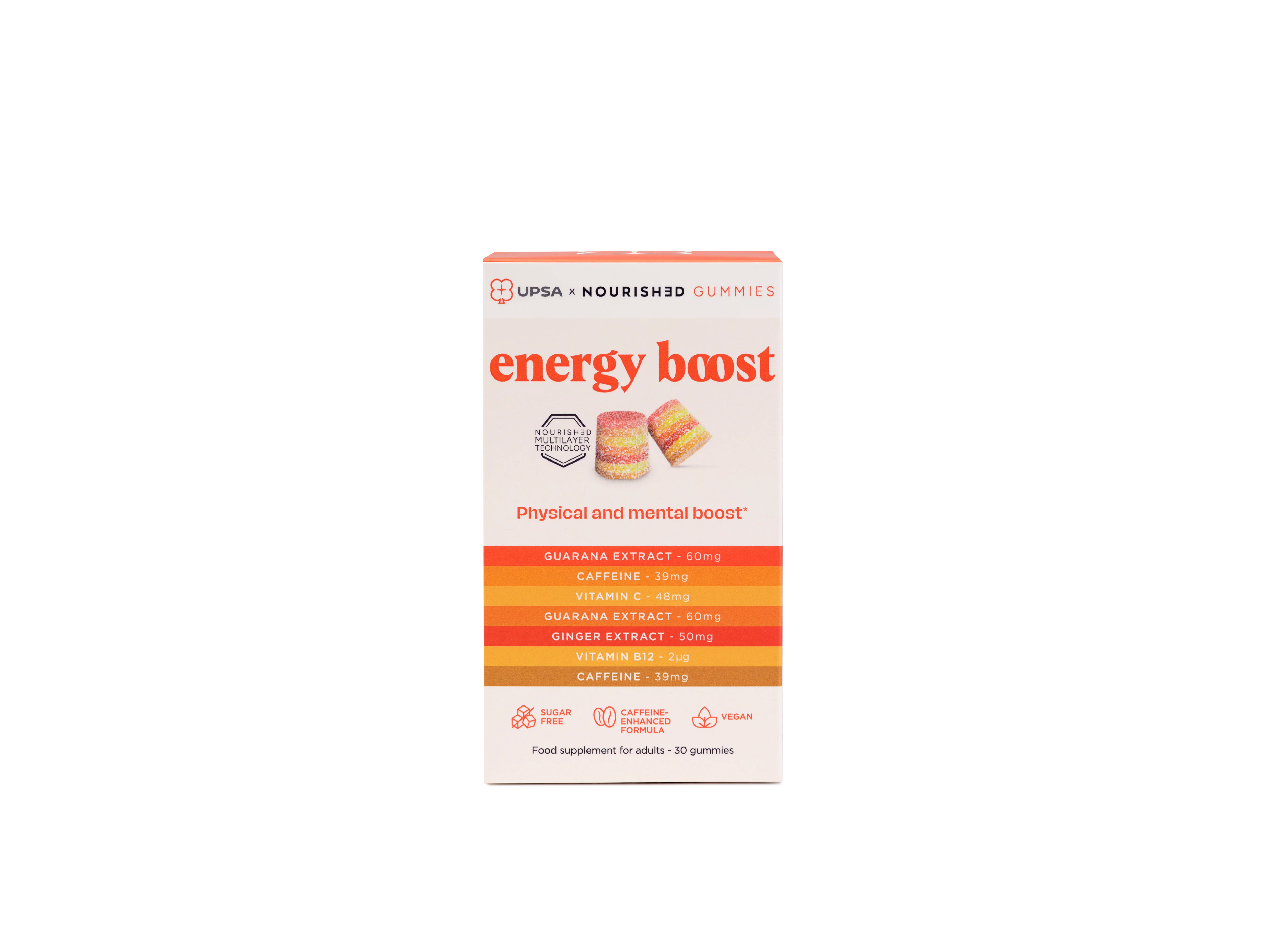 UPSA x Nourished Energy Boost 30 Gummies - Image 3