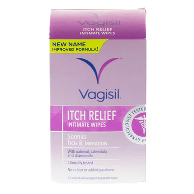 Vagisil Itch Relief Intimate Wipes 12 Pack