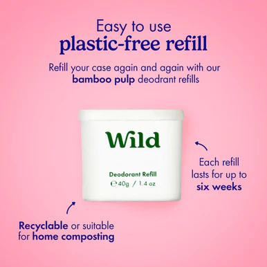 Wild Cherry Blossom Deodorant Refill 40g - Image 3