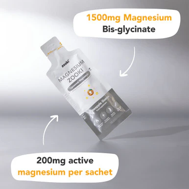 Zooki Liposomal Magnesium Bisglycinate 1,500mg Pineapple Guava Flavour 15ml 30 Sachets - Image 2