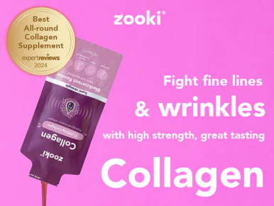 Zooki Super Strength Marine Collagen 11,000mg Blackcurrant Flavour 18.5ml 14 Sachets - Image 2